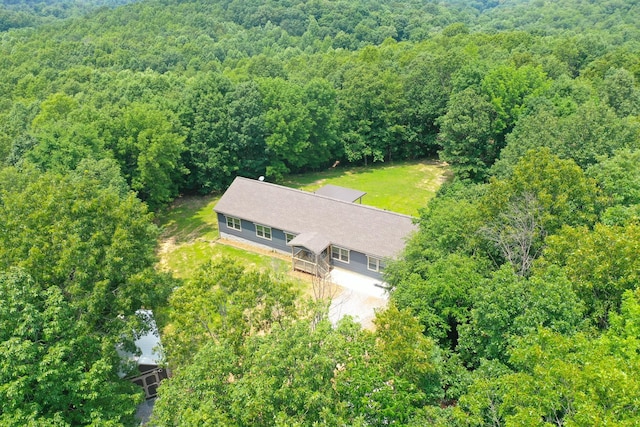 212 Skyline Rdg, Dover, TN 37058 - view of subject property with a heavily wooded area