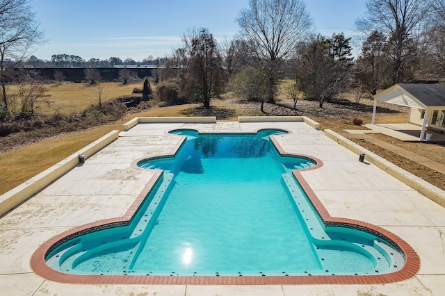 view of pool