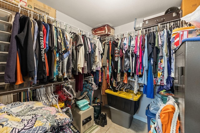 126 Andrea Ln, Monterey, TN 38574 - walk in closet featuring light tile patterned floors