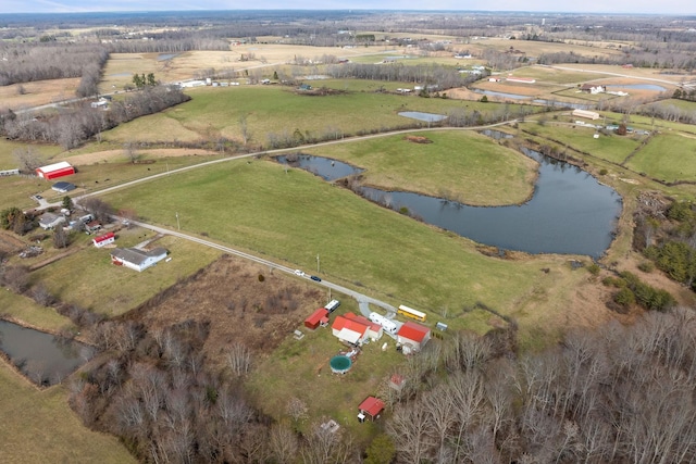 126 Andrea Ln, Monterey, TN 38574 - drone / aerial view with a water view and a rural view