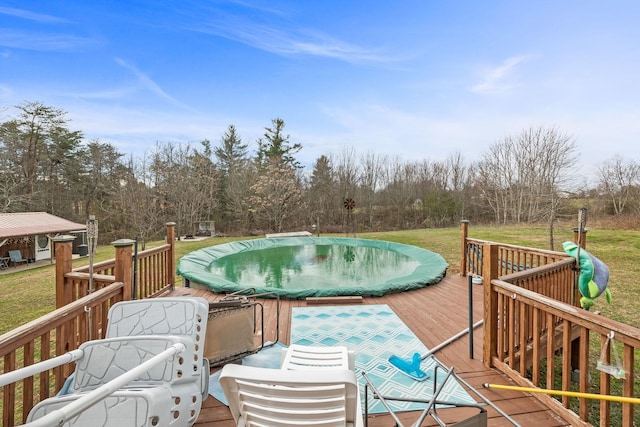 126 Andrea Ln, Monterey, TN 38574 - deck with a yard