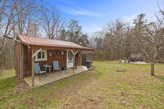 126 Andrea Ln, Monterey, TN 38574 - view of yard with an outbuilding