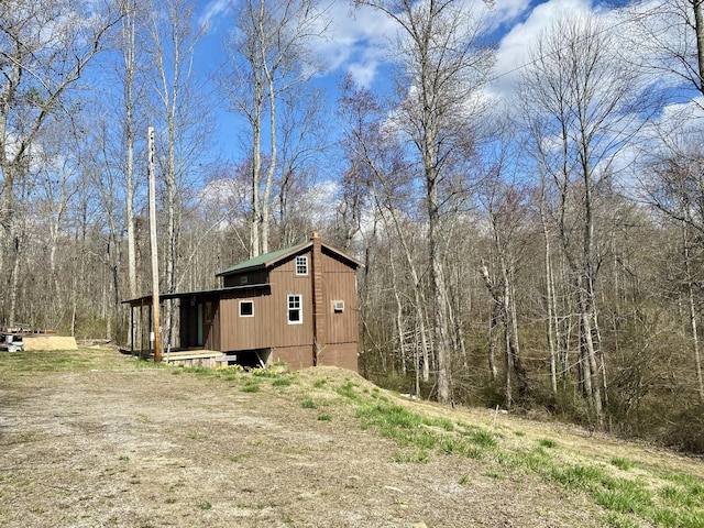 view of side of property