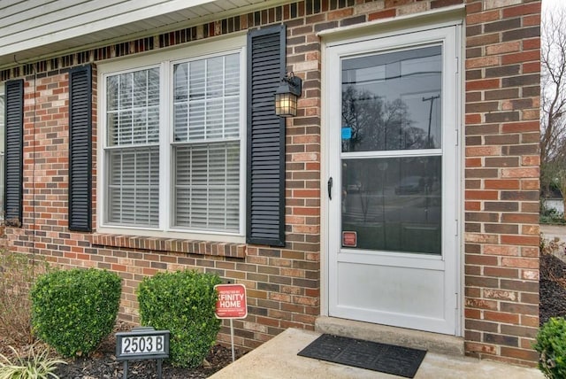 view of entrance to property