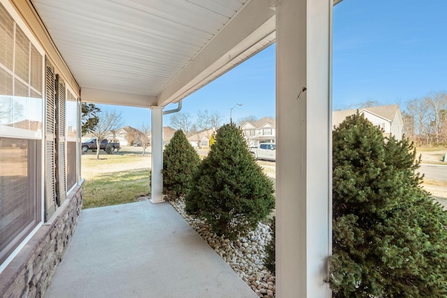 view of patio / terrace with covered porch