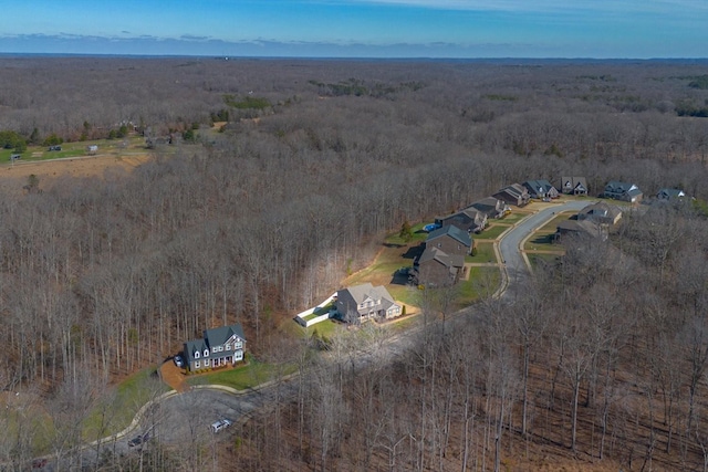 7144 Triple Crown Ln, Fairview, TN 37062 - aerial view featuring a wooded view