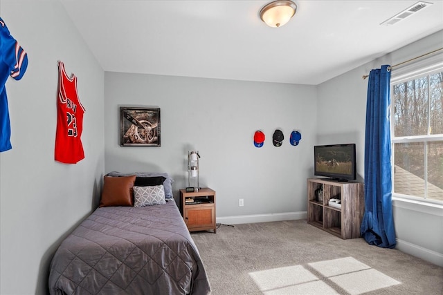7144 Triple Crown Ln, Fairview, TN 37062 - bedroom with light carpet, visible vents, and baseboards