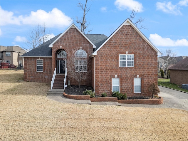 view of property with a front yard