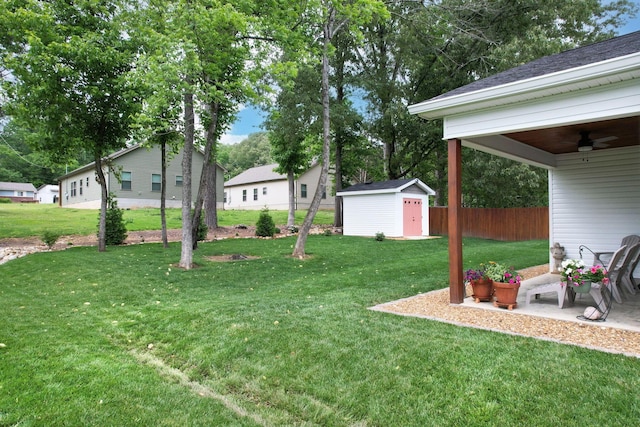 852 Pine Grove Rd, Ringgold, GA 30736 - view of yard featuring ceiling fan and a patio area