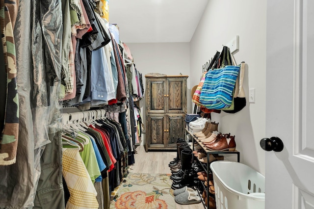 852 Pine Grove Rd, Ringgold, GA 30736 - spacious closet with light wood-style flooring