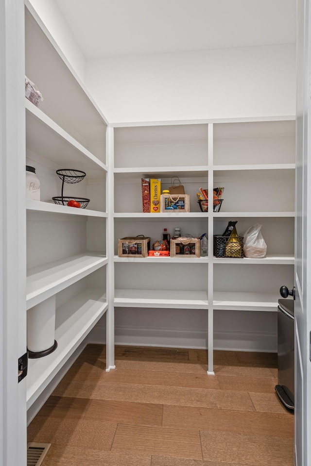 view of pantry