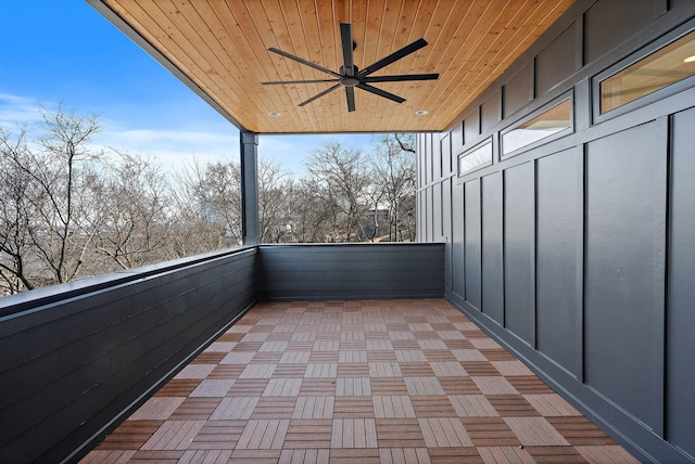 304 35th Ave N, Nashville, TN 37209 - balcony with ceiling fan