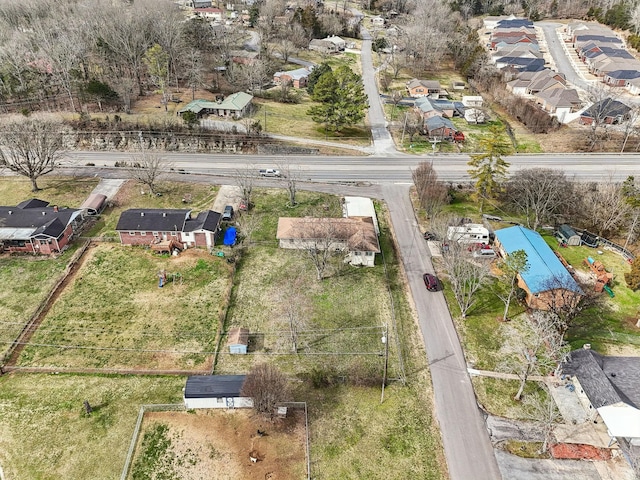 drone / aerial view featuring a residential view