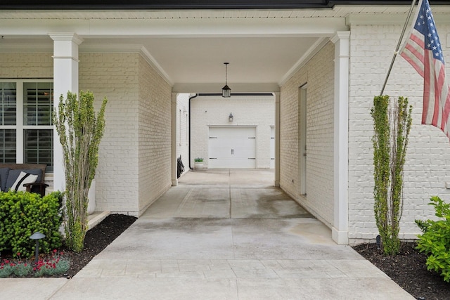 7020 Vineyard Valley Dr, College Grove, TN 37046 - property entrance with brick siding and driveway