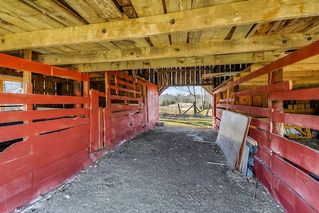 view of stable