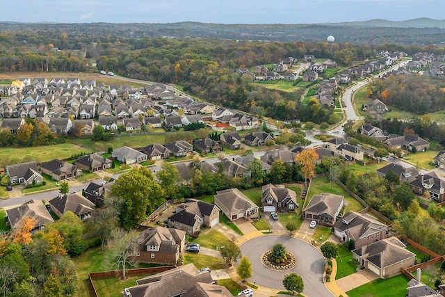 birds eye view of property featuring a residential view