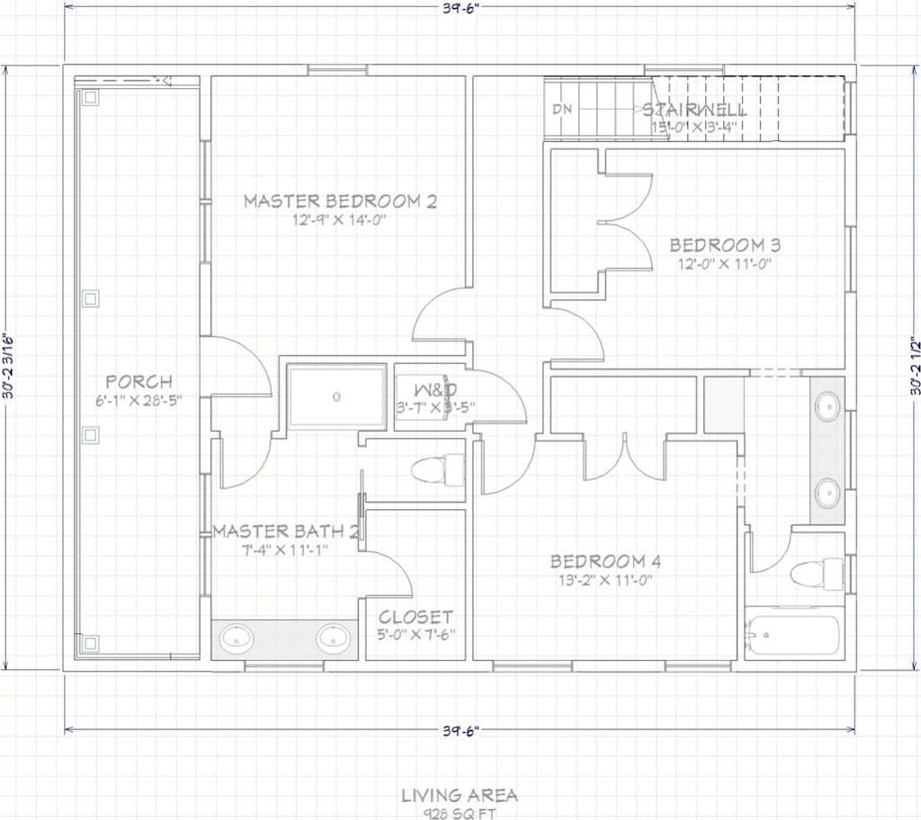 1123 Westchester Dr, Nashville, TN 37207 - view of layout