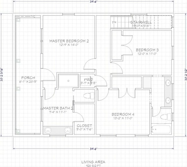 1123 Westchester Dr, Nashville, TN 37207 - view of layout