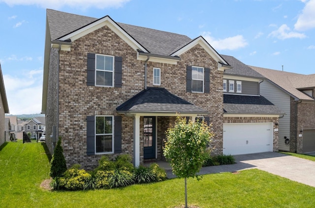 315 Gulfstream Dr, Gallatin, TN 37066 - view of front facade with concrete driveway, roof with shingles, and brick siding