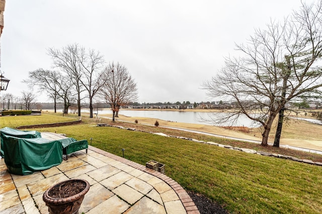 1225 Chloe Dr, Gallatin, TN 37066 - view of patio / terrace featuring a water view and a grill
