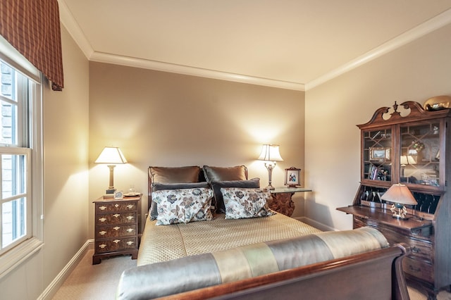 1225 Chloe Dr, Gallatin, TN 37066 - carpeted bedroom featuring baseboards and crown molding