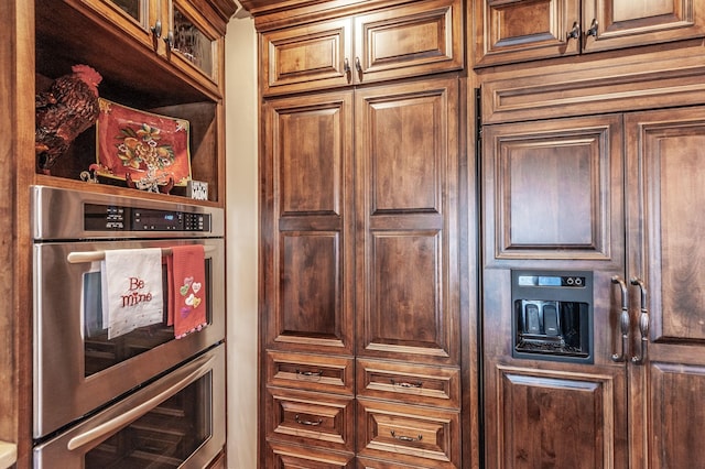 1225 Chloe Dr, Gallatin, TN 37066 - kitchen with double oven and open shelves