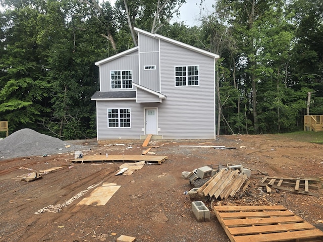 346 Welchwood Dr, Clarksville, TN 37040 - back of house with view of wooded area