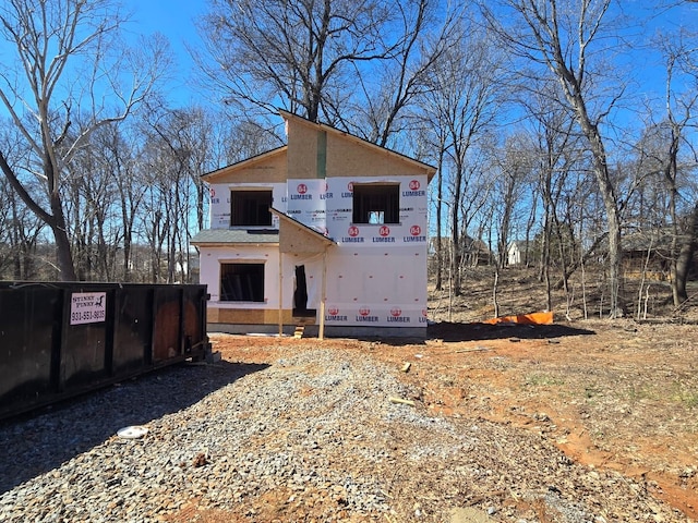 view of front of house featuring stucco siding