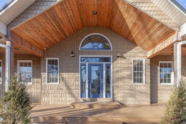 view of entrance to property