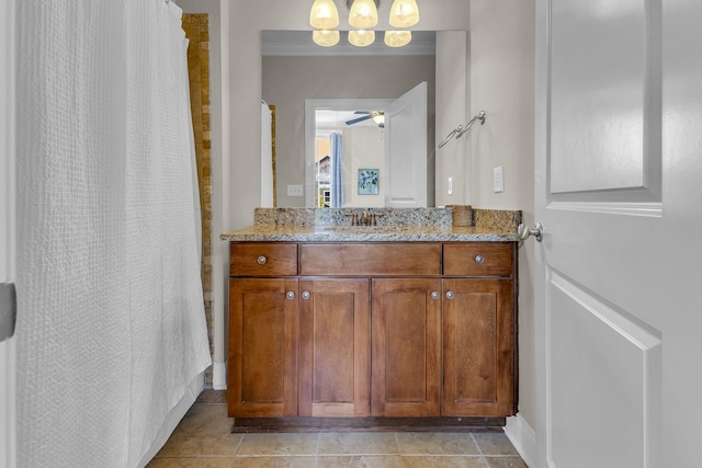 2112 Acklen Ave Unit 201, Nashville, TN 37212 - bathroom with vanity and tile patterned floors