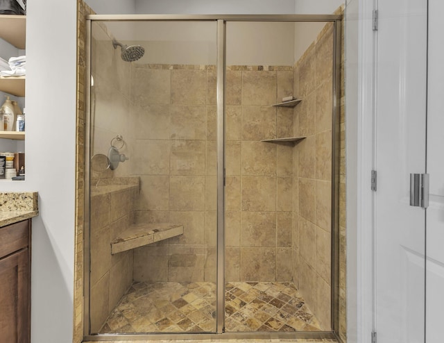 2112 Acklen Ave Unit 201, Nashville, TN 37212 - full bath featuring a shower stall and vanity