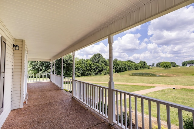 view of patio / terrace featuring a porch