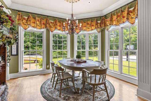 1465 New Columbia Hwy, Lewisburg, TN 37091 - sunroom / solarium featuring a chandelier and a healthy amount of sunlight