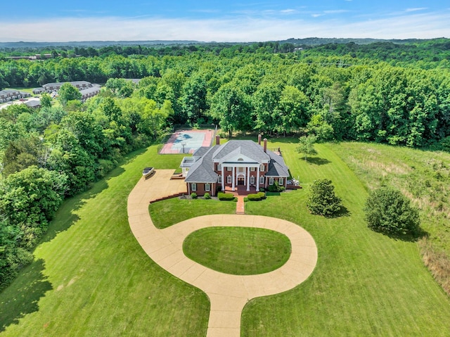 1465 New Columbia Hwy, Lewisburg, TN 37091 - aerial view with a wooded view