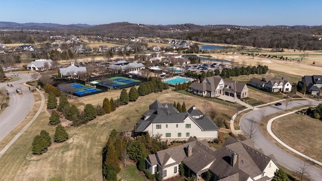 6054 Pelican Way, College Grove, TN 37046 - aerial view of property's location with nearby suburban area