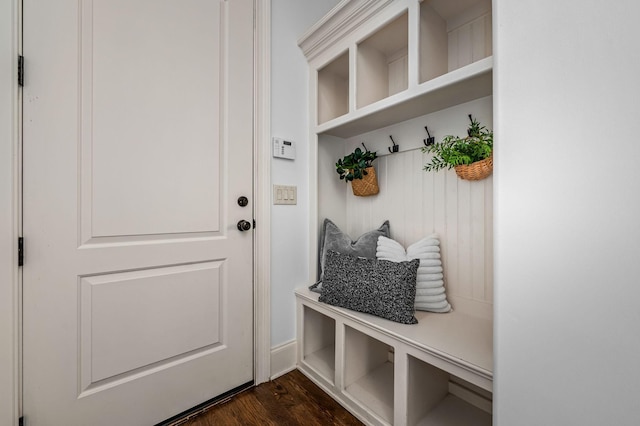 6054 Pelican Way, College Grove, TN 37046 - mudroom with dark wood-style floors