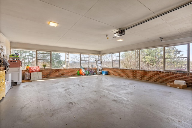 unfurnished sunroom with plenty of natural light