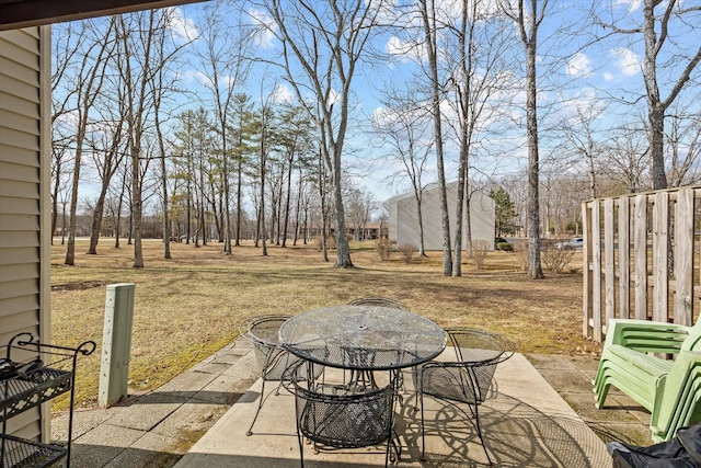 view of patio / terrace with outdoor dining area