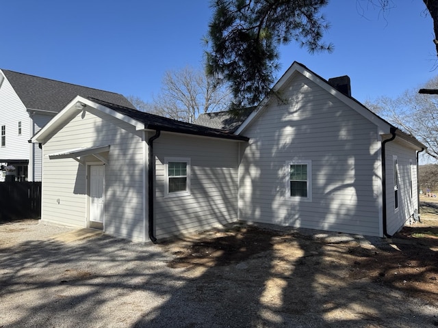 view of rear view of house