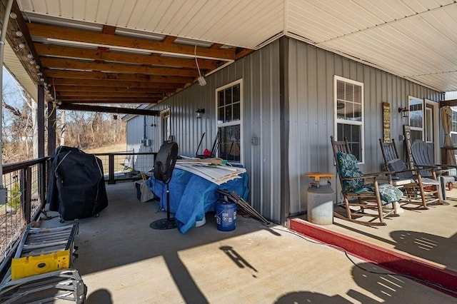 view of patio / terrace featuring area for grilling
