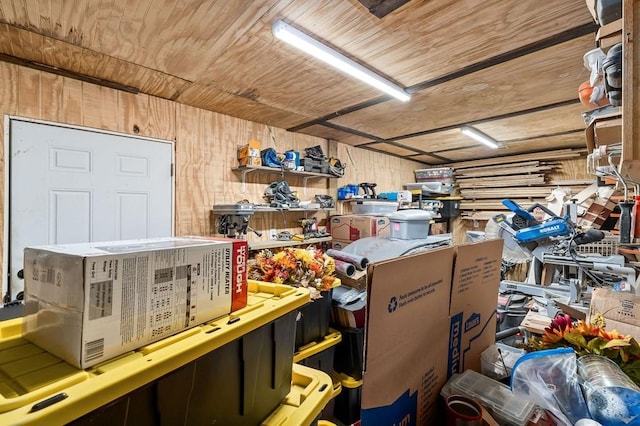 view of storage