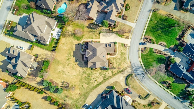 birds eye view of property featuring a residential view