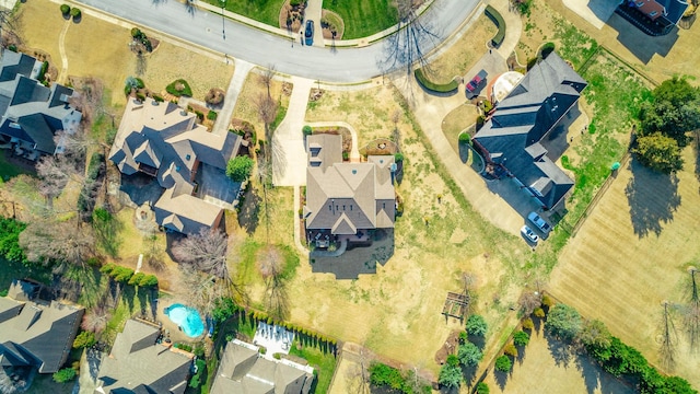 drone / aerial view featuring a residential view