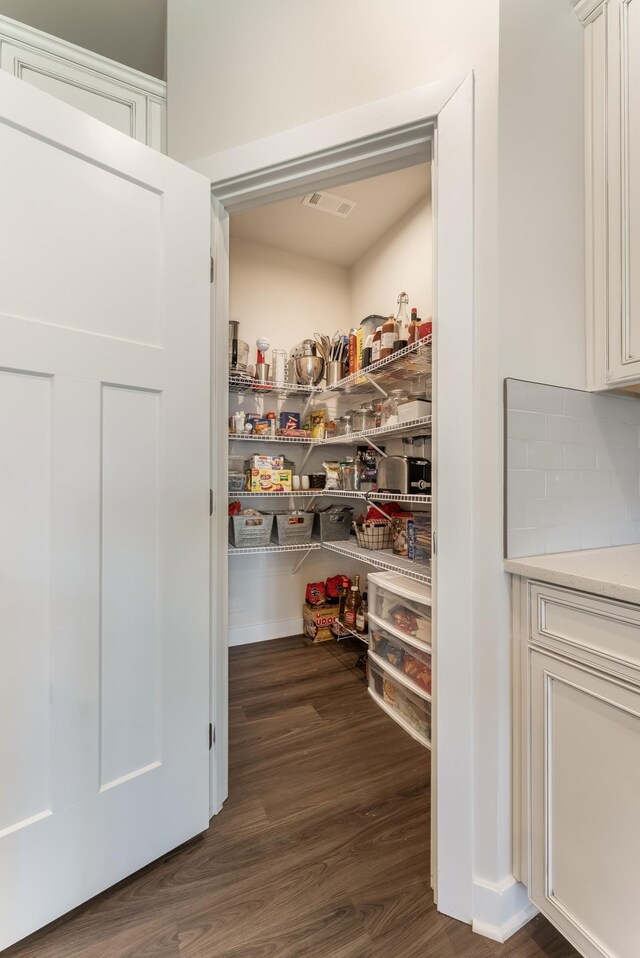 pantry featuring visible vents