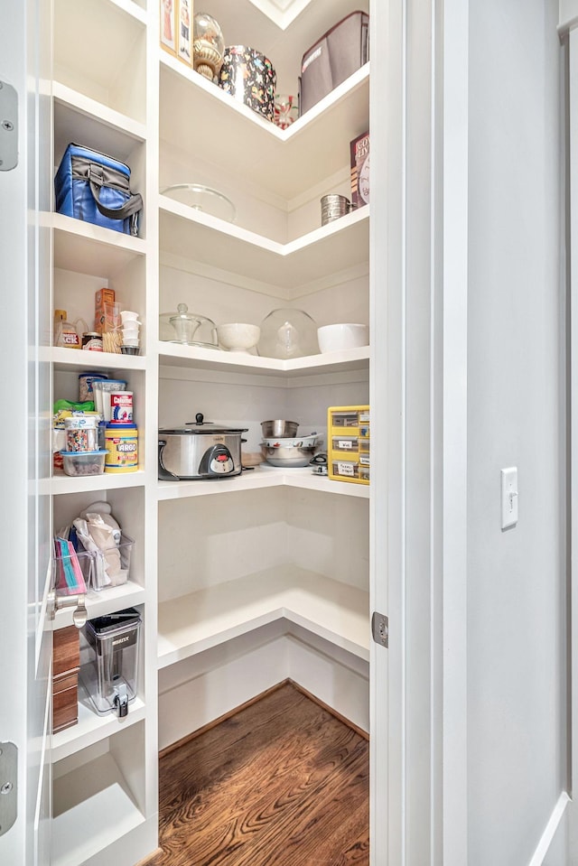 view of pantry