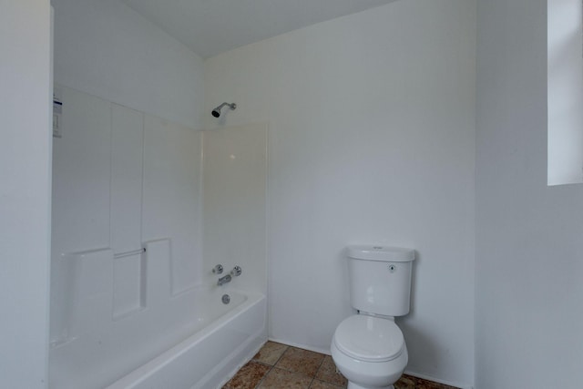 full bathroom featuring shower / bathing tub combination and toilet