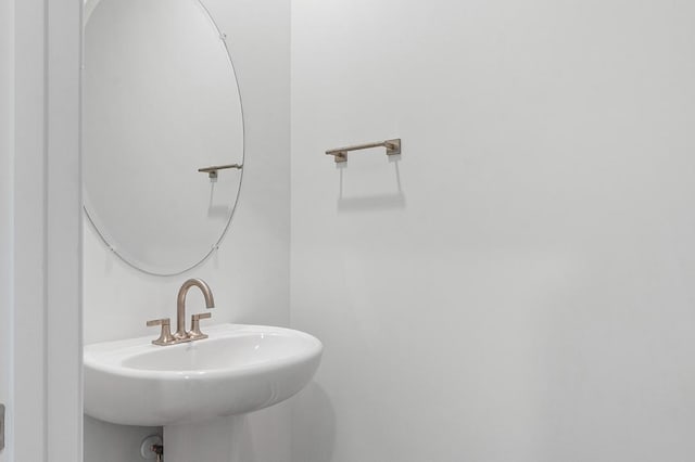 bathroom with a sink