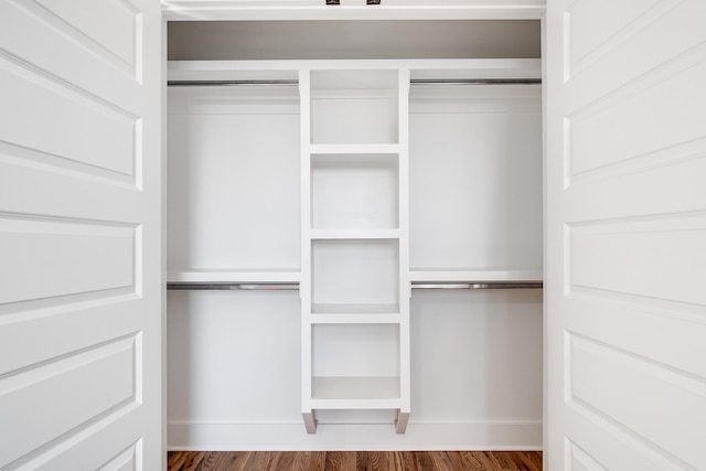 view of closet