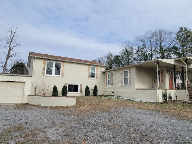 exterior space featuring a porch