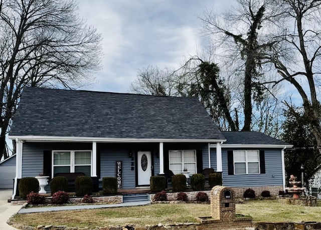 cape cod house featuring a shingled roof